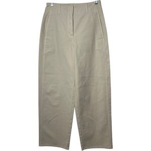 Wilfred Free Aritzia Cream Barrel Leg Jeans Size 2 Balloon Wide
